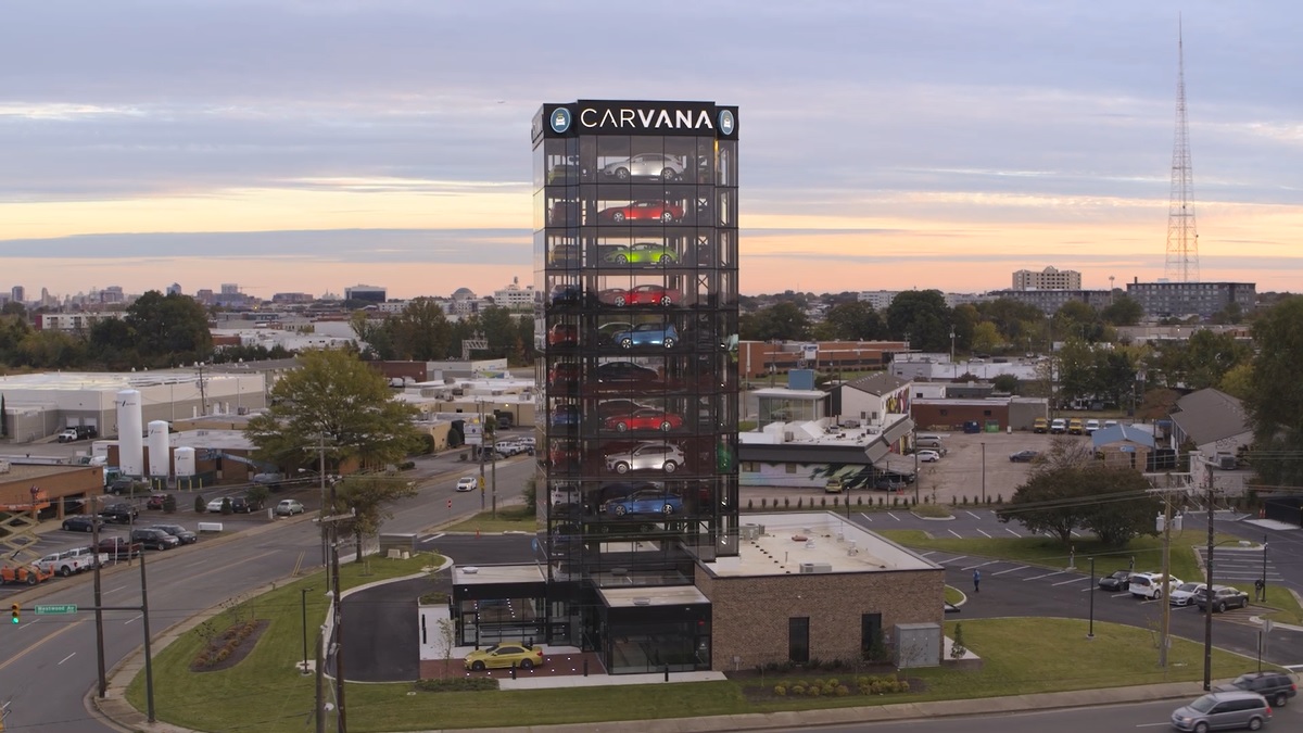 Carvana vending machine tower in Richmond sold to REIT for M