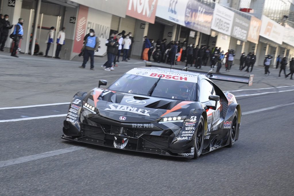 Honda NSX Type S SUPER GT car makes public debut at Suzuka