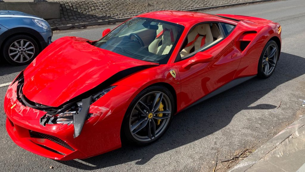 Driver Buys Ferrari Then Crashes It In Less Than Two Miles